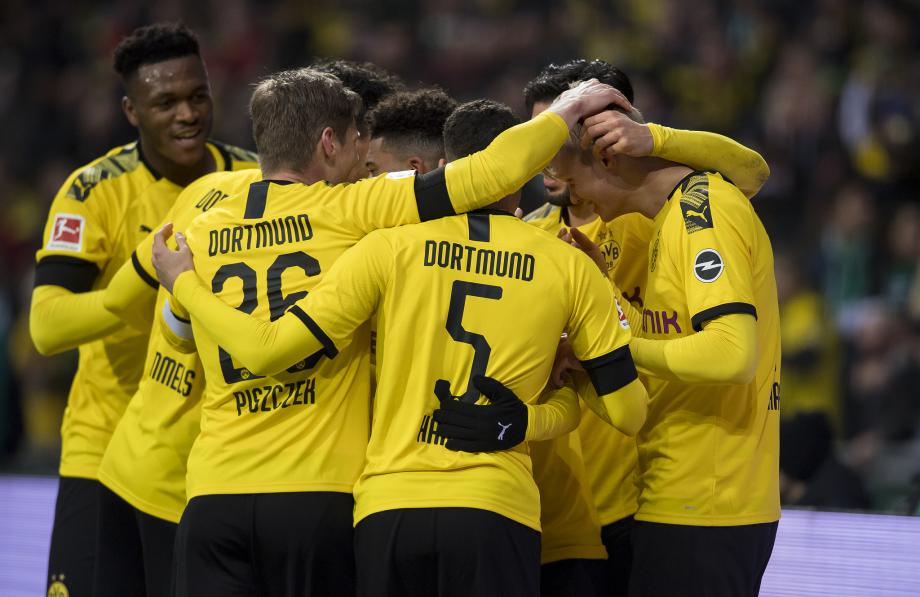 [图]哈兰德破门再刷记录桑乔助攻 多特客场完胜